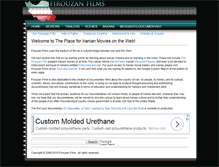 Tablet Screenshot of firouzanfilms.com